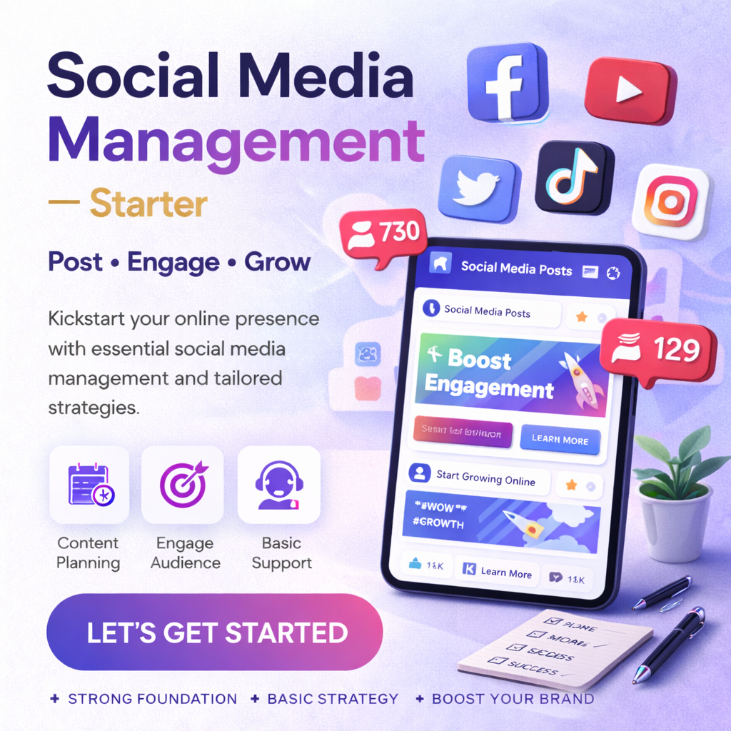 Social Media Management — Starter