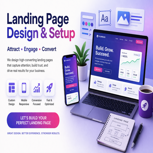 Landing Page Design & Setup